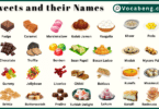 60 Sweets and their Names in English with Pictures