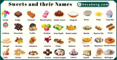 60 Sweets and their Names in English with Pictures