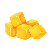 Cheese cubes | List of Snacks Vocabulary in English