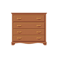 Chest of drawers | Bedroom Items vocabulary