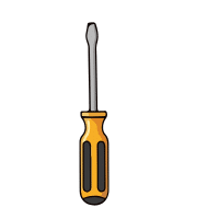 Flathead screwdriver | Types of Screwdriver with Names in English