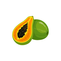 Green Papaya | List of green fruits