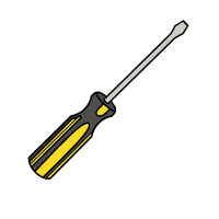Magnetic screwdriver | Types of Screwdriver with Names in English
