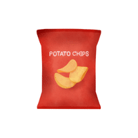Potato crisps | List of Snacks Vocabulary in English