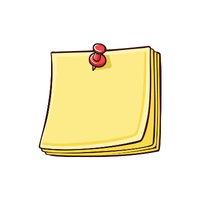 Sticky Notes | School Items names