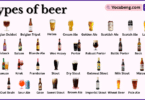 Types of Beer with Names in English and Pictures