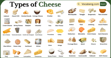 Types of Cheese with Names and Their Pictures