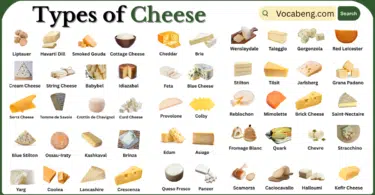 Types of Cheese with Names and Their Pictures
