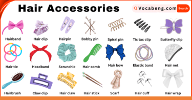 Types of Hair Accessories Names and Images