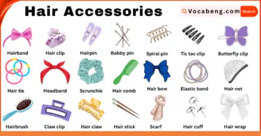 Types of Hair Accessories Names and Images