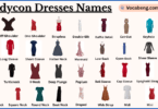 Types of Bodycon Dresses Names in English and Pictures