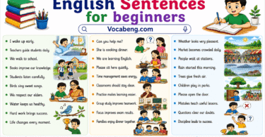 100 English Sentences for Beginners for Everyday Conversation