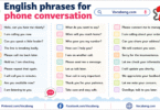 English Phrases for Phone Conversation with PDF