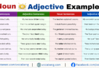 Noun vs Adjective Example Sentences in English with Pictures