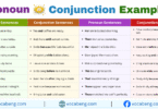 Pronoun vs Conjunction Example Sentences in English with Pictures