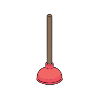 Toilet plunger | Cleaning Supplies Names